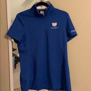 Asmar Equestrian short sleeve zip up